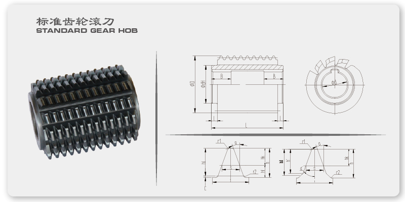 齒輪滾刀的類型和用途 齒輪滾刀的類型和用途